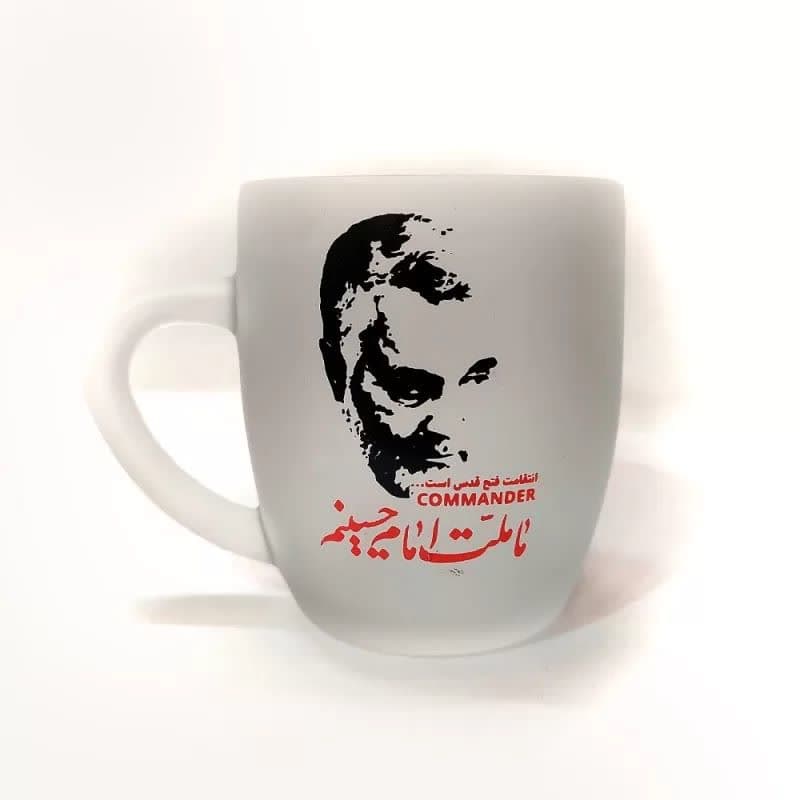 لیوان(ماگ) شیشه ای مات دسته دار خاص