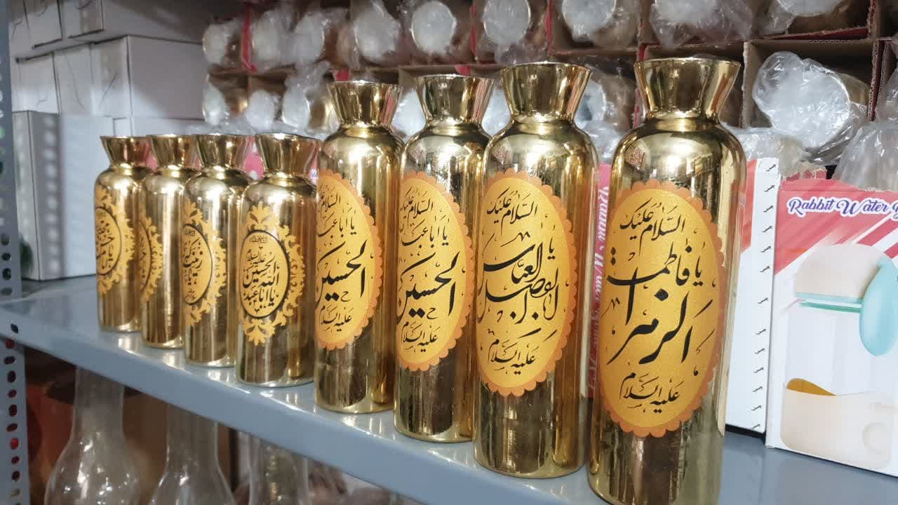 گلدان طلایی شیشه‌ای – شیک و لوکس | جنس درجه یک، مناسب دکور و هدیه
