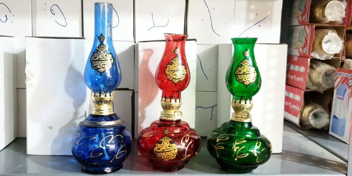 چراغ لاله نفتی کوچک – سنتی و نوستالژی | تک کارتن، مناسب دکوراسیون و روشنایی ملایم