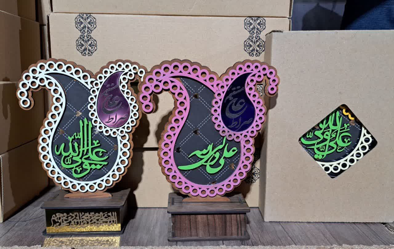 تندیس فاخر نفیس امام علی (ع) | جنس درجه یک پررنگ، قابل شست‌وشو – طراحی باشکوه و ماندگار